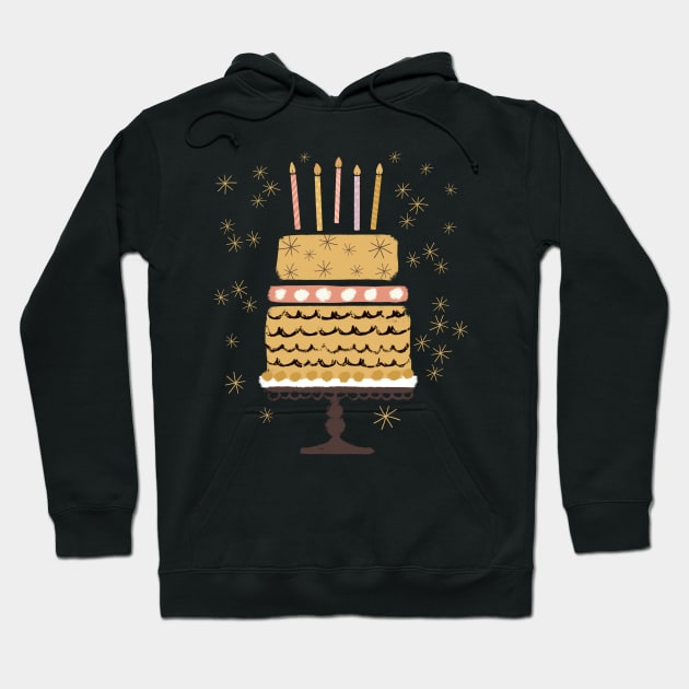 Birthday Cake Hoodie by SWON Design